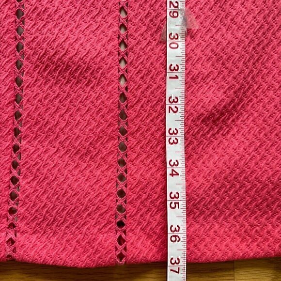 Adrianna Pappel Coral Cap Sleeve Sheath Dress Size 4 - Picture 5 of 10